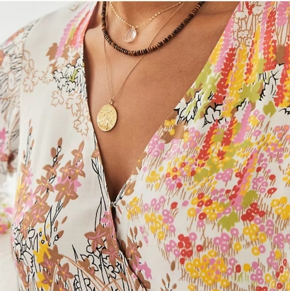 NWT Callie Floral Top by TINY From Anthropologie - Picture 7 of 9